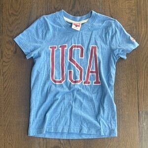 HOMAGE Blue and Red USA Kids Tee